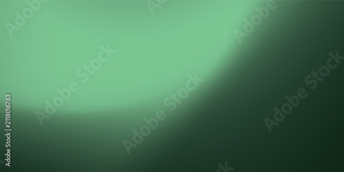 Abstract vector blurred gradient mesh background in green. modern design