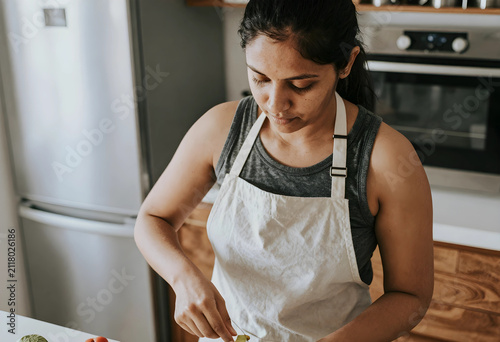 Young Indian woman wearing ...