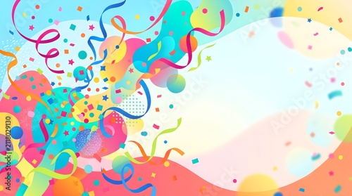 International Youth Day Festive Colorful Background