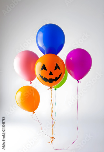 Halloween pumpkin face ball...