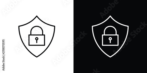 Encryption icon editable graphic bundle