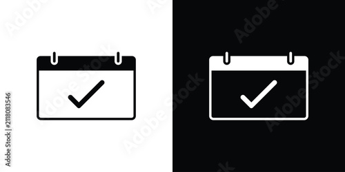 Reservation icon simple elements collection