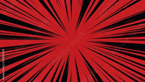 Speeding radial lines abstract background