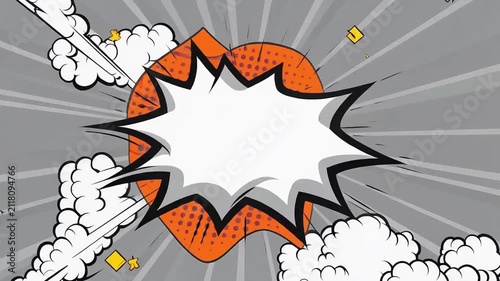 Comic book zap sound effect illustration