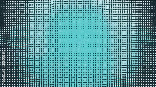 Cyan dots background with gradient