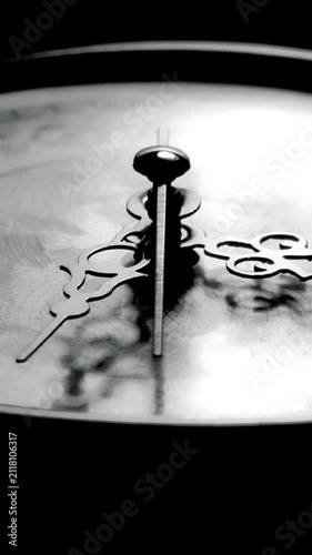 Close Up of Vintage Clock Face