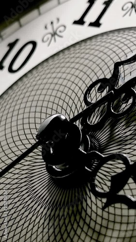 Close Up of Vintage Clock Face