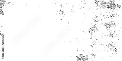 Grunge Distressed White Texture Background With Black Speckles, Scratches and Vintage Film Damage Effect