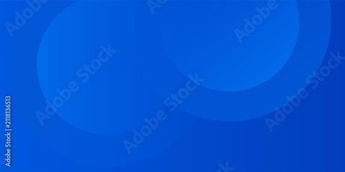 Blue gradient abstract circle shape background vector design