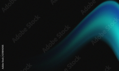 Abstract smooth wave background with glowing blue and teal light effect