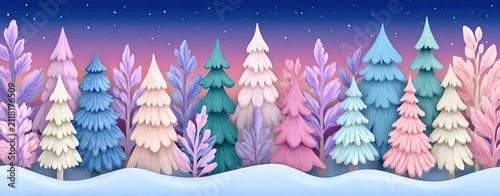 Unique Lavender Pastel Serenity   unique, lavender, pastel, serene, Serene Pastel Forest with Glowing Lavender Hues