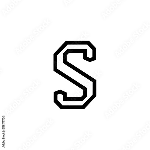Monogram Letter S Logo Design.