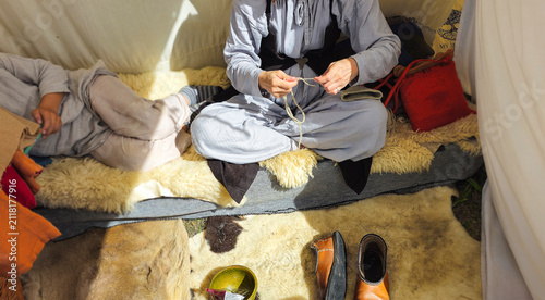 Canvastavla Traditional handmade medieval clothing
