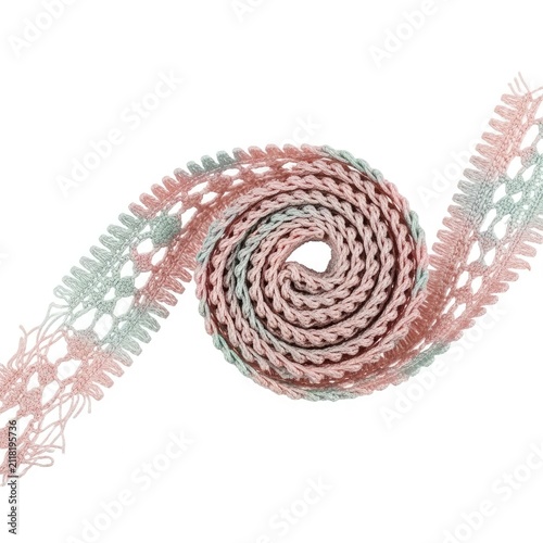 Scalloped Pastel Rainbow Lace Trim for Crafting and Sewing