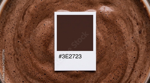 Creamy chocolate smoothie palette