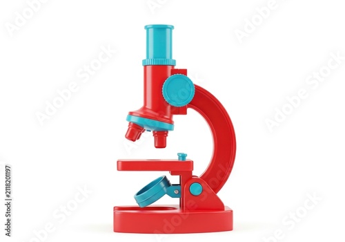 Colorful Toy Microscope for Kids Learning.