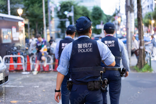 Canvas Print 警察官