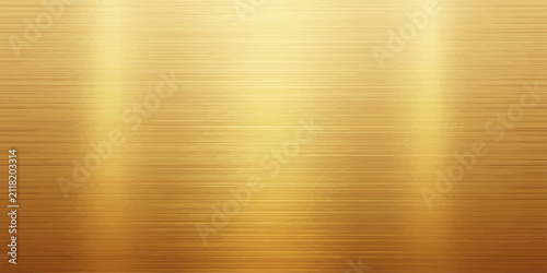Abstract Gold Brushed Metal Background with Shiny Metallic Texture Elegant Golden Steel Surface Pattern for Modern Wallpaper Design and Decorative Backdrop