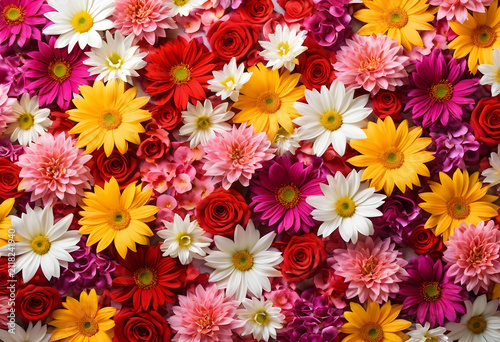 Colorful floral background ...