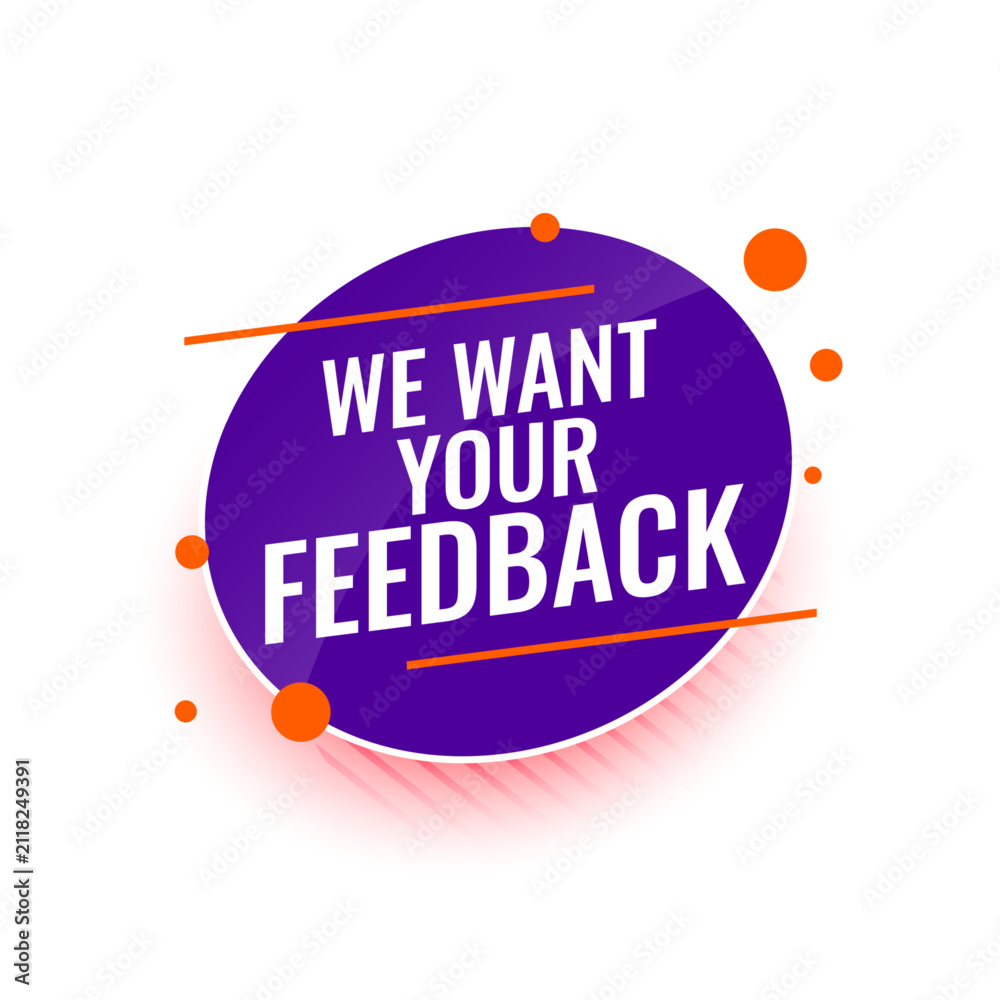 Obraz premium customer voice count and feedback matter background for improving services