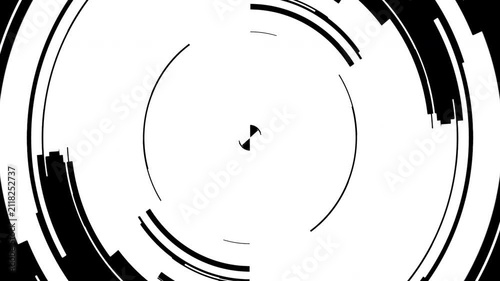 Smooth Modern Geometric Shape Transition with Bold Clean Motion Effect