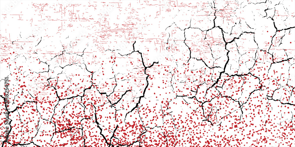 Obraz premium Population Density Map Visualization With Red Point Clusters and Black Road Network Overlay,vector,art