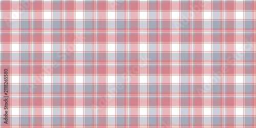 Classic pastel pink and blue plaid pattern background. Aesthetic pink tartan pattern. Minimalist grey checkered pattern backdrop.