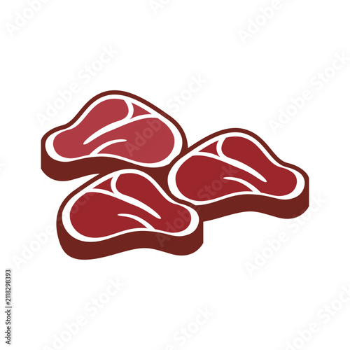 Roasted Beef Logo Icon