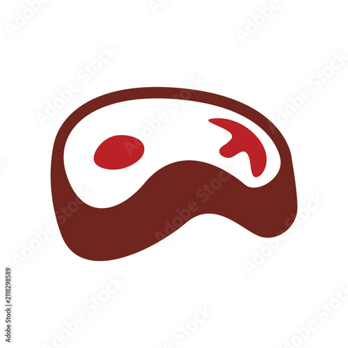 Roasted Beef Logo Icon