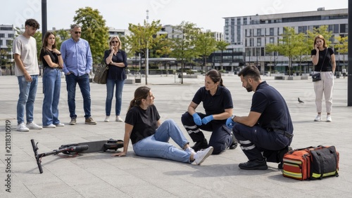 Electric Scooter Accident