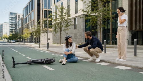 Electric Scooter Accident
