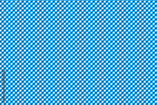 Foto Blue and white checkered pattern in a textile design