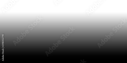 Abstract gradient background with smooth transition from bright white to deep black