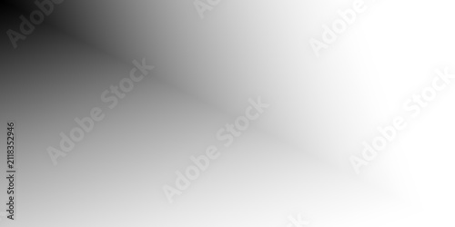 Subtle grayscale gradient fading from deep shadow to bright highlight for design backgrounds isolated on transparent background