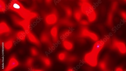 Abstract vibrant bright light spots on a red, dark background suitable for backgrounds, design projects, digital art, and artistic creations.