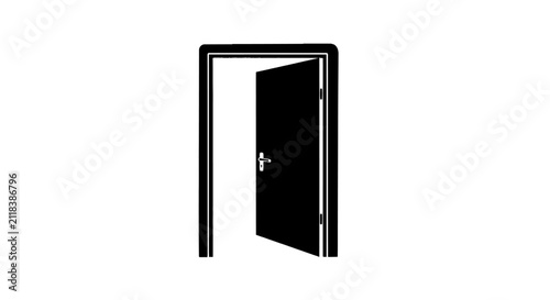 фотографія Open Doorway Interior Design Element.