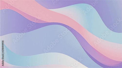 Elegant soft pastel gradient background slowly morphing and flowing between lavender, soft pink
