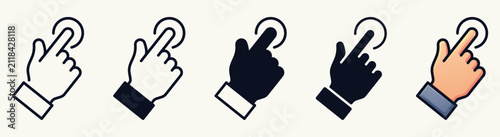 Hand Gesture Icons Set