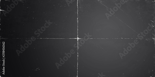 Dark black distressed paper texture with cross crease pattern background distressed abstract material aesthetic artistic backdrop darkness minimalist scratched weathered composition