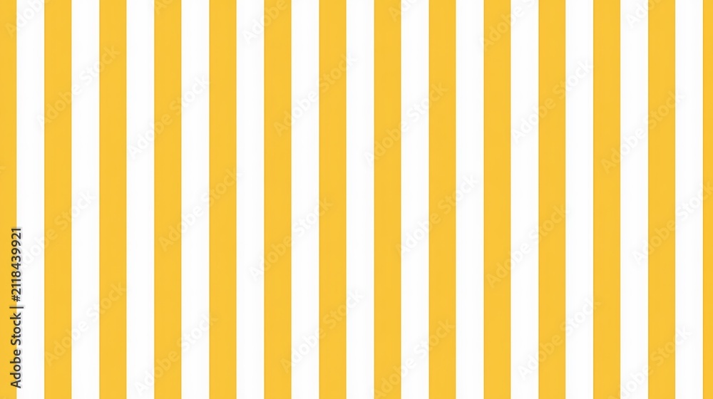 Abstract yellow and white vertical striped pattern. Simple vector background for modern graphic design layouts.