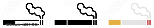 cigarette smoking icon vector symbol