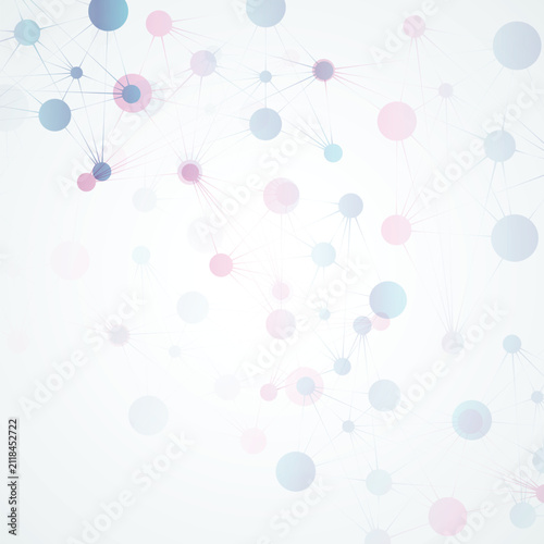 Vector futuristic tech pattern