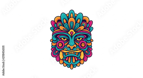 Vibrant Abstract Swirls and Droplet Shapes with Bold Outlines and Gradient Colors