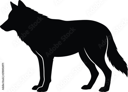 German Shepherd Silhouette Vector Illustration
Dog Breed Logo