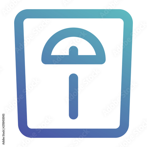 weight scale icon for illustration