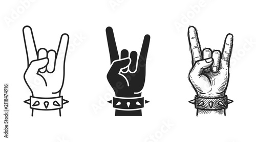 Three hands making 