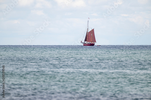 Traditionssegelschiff auf der Eckernförder Bucht, Schleswig-Holstein, Deutschland