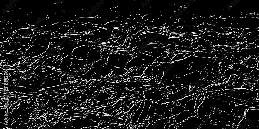 Fototapeta premium Black Topographic Contour Line Abstract Background with Geological Terrain Map Texture Design