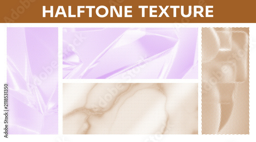 Halftone Texture Vector Background with Abstract Dotted Gradient Pattern, Editable Retro Print Effect Illustration for Graphic Design, Banner, Poster, Branding and Marketing.
