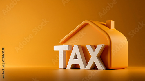 Tax House: A symbolic repre...